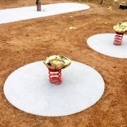 Fallschutzeinfassung Spielplatz
