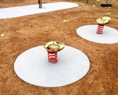 Fallschutzeinfassung Spielplatz
